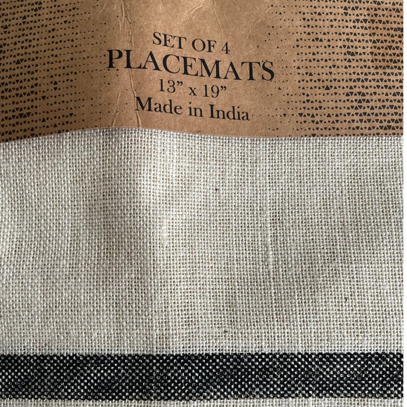NWOT 8 Woven Made in India Placemats - Picture 3 of 4
